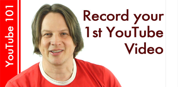How to record your first YouTube video