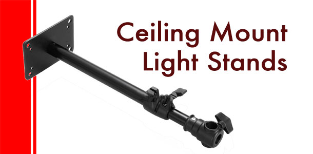 How to mount photography lights to your ceiling or wall