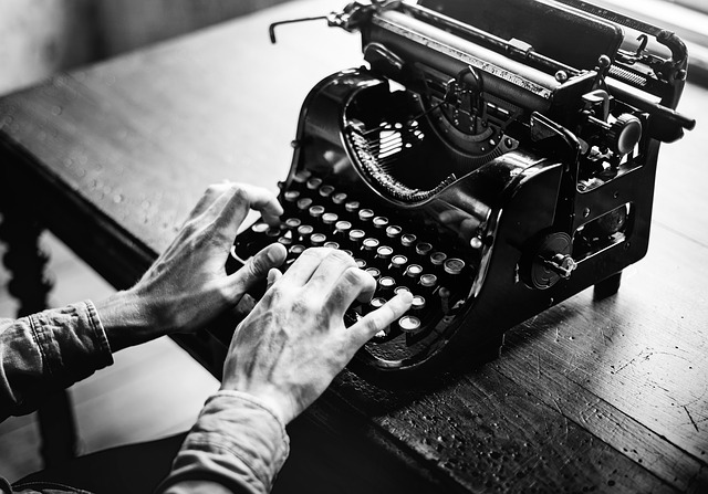 typewriter image - transcription service